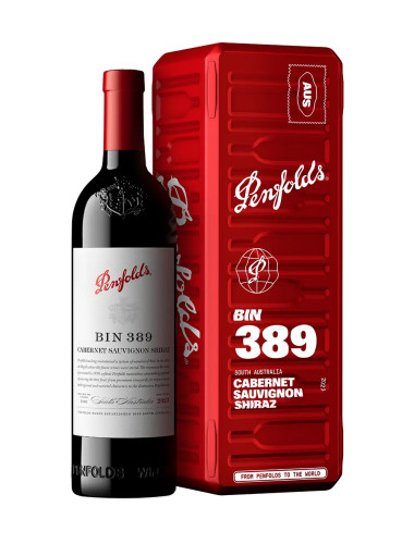 Penfolds Bin 389 Cabernet Shiraz 2023 750mL Holiday Gift Box