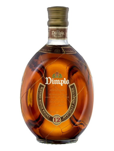 Dimple 12 Year Old Blended Scotch Whisky 1L Bottle