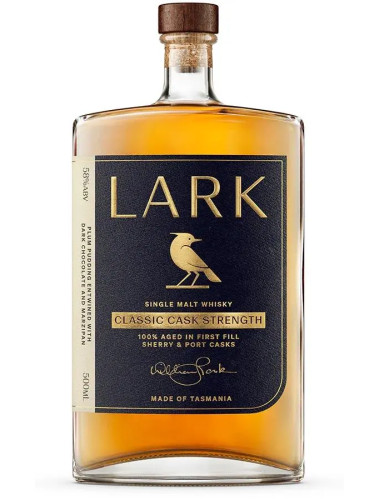 Lark Cask Strength Tasmanian Single Malt Whisky 500ml