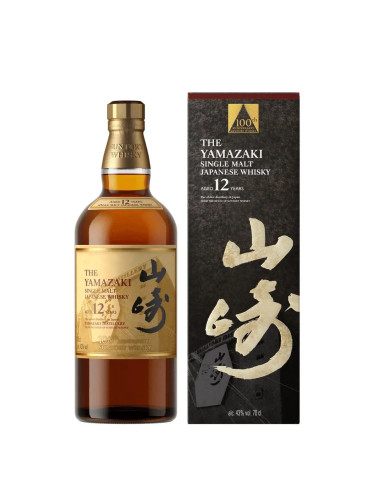 Yamazaki 12 years Old Single Malt Japanese Whiskey 100th Anniversary Edition 700ml