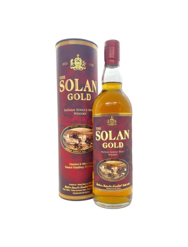 The Solan Gold Indian Single Malt Whisky 750mL