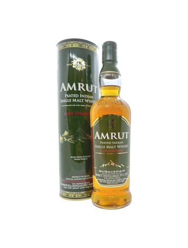 Amrut Cask Strength Peated Indian Single Malt Whisky 700mL