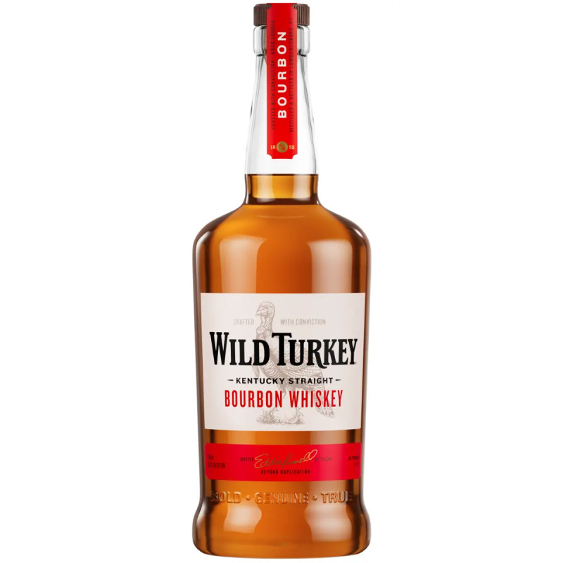 Wild Turkey Kentucky Straight Bourbon Whiskey 81% Proof 1L