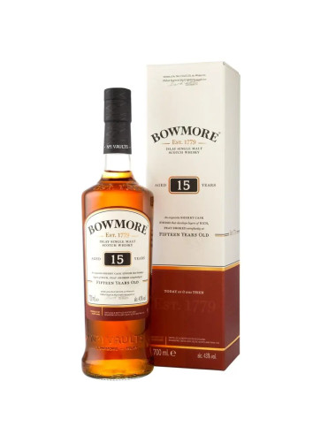 Bowmore 15 Year Old Islay Single Malt Scotch Whisky 700ml