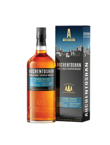 Auchentoshan 3 Wood Single Malt Scotch 700ml
