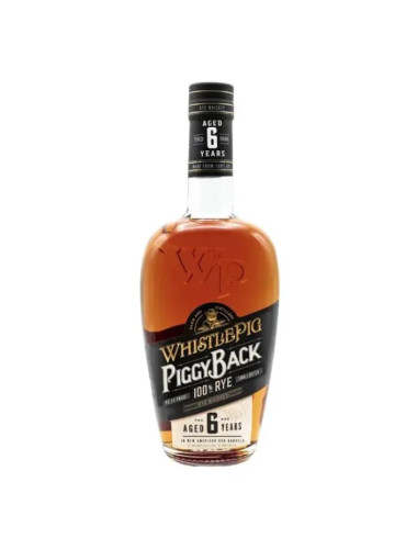 Whistle Pig PiggyBack 6 Year Old 100% Rye Whiskey 700ml