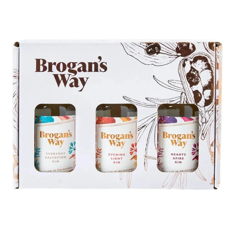 Brogans Way Gin Discovery Gift Pack 3x200ml