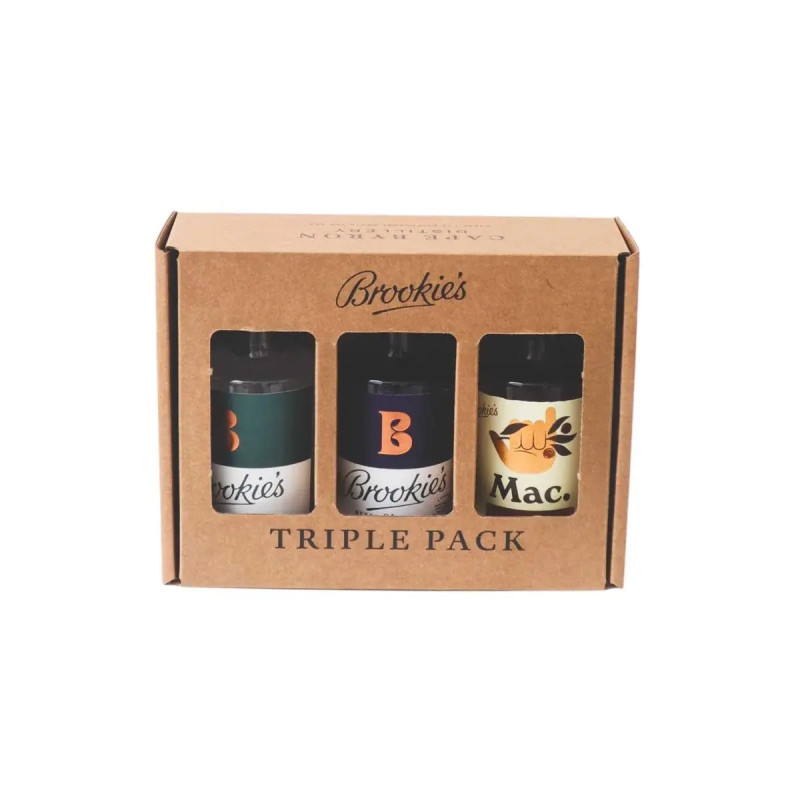 Brookie's Gin Triple Pack 3 x 200ml