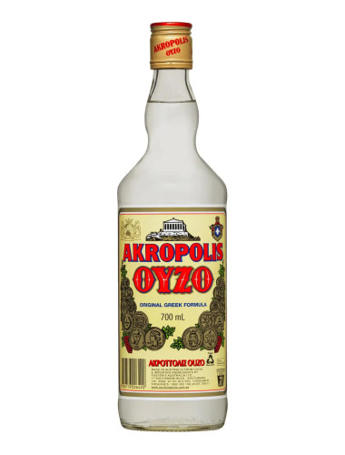 Akropolis Ouzo 700mL Bottle