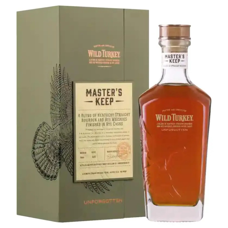 Wild Turkey Master's Keep Unforgotten Kentucky Blended Bourbon and Rye Whiskey 750ml