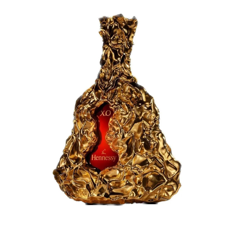 Hennessy XO 150th Anniversary Frank Gehry Masterpiece Decanter 24CT Gold