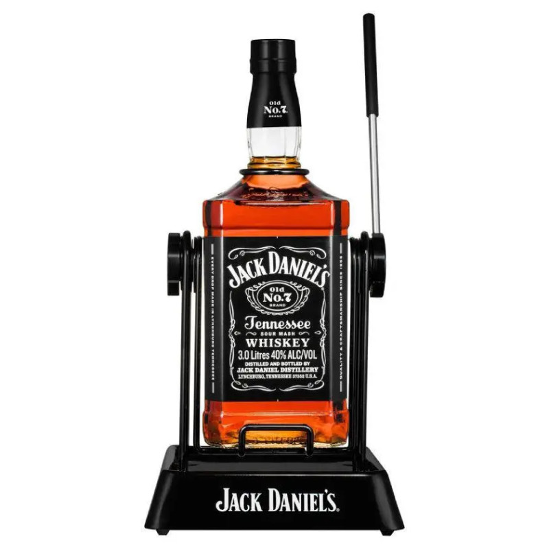 Jack Daniel's Old No. 7 Tennessee Whiskey + Cradle 3L Bottle
