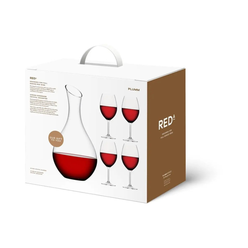 Plumm Red A & Spring Decanter Gift Pack