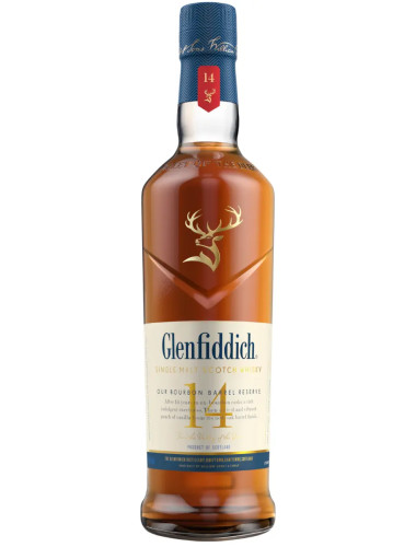 Glenfiddich 14YO Bourbon Barrel Reserve Single Malt Scotch Whiskey 700ml