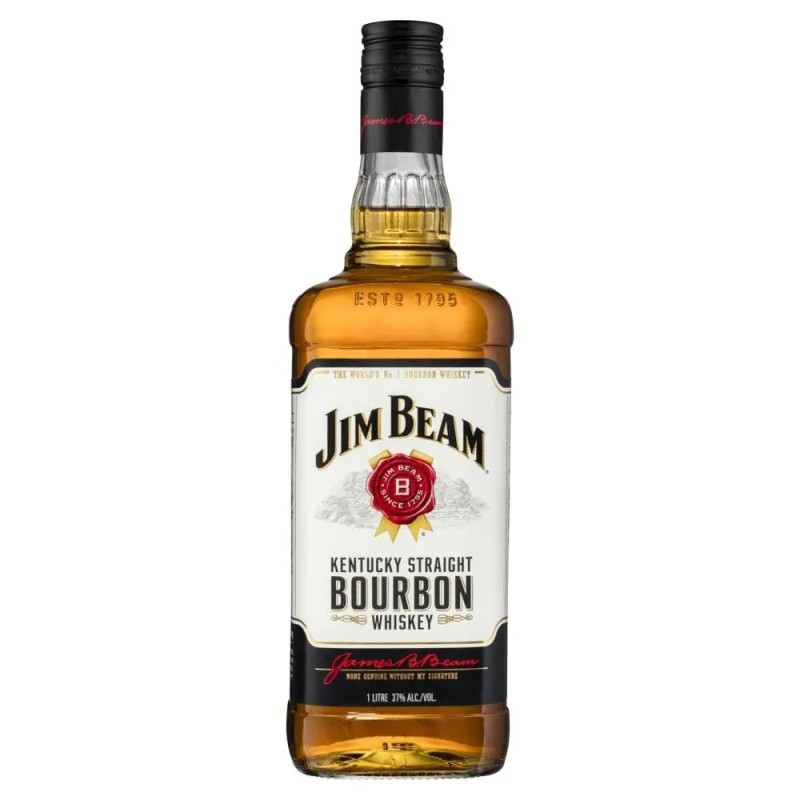 Jim Beam White Label Bourbon 1L