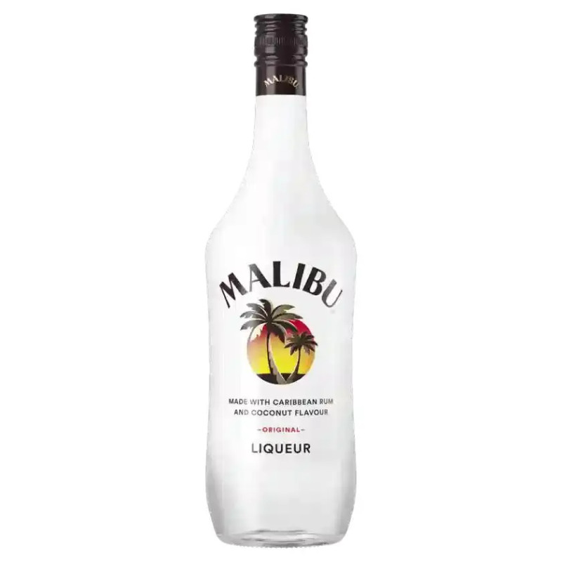 Malibu White Rum with Coconut 1L Bottle