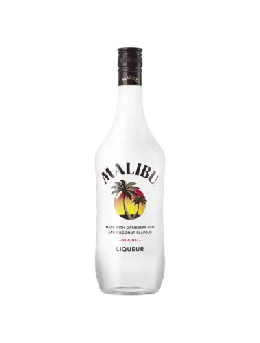 Malibu White Rum with Coconut 1L Bottle