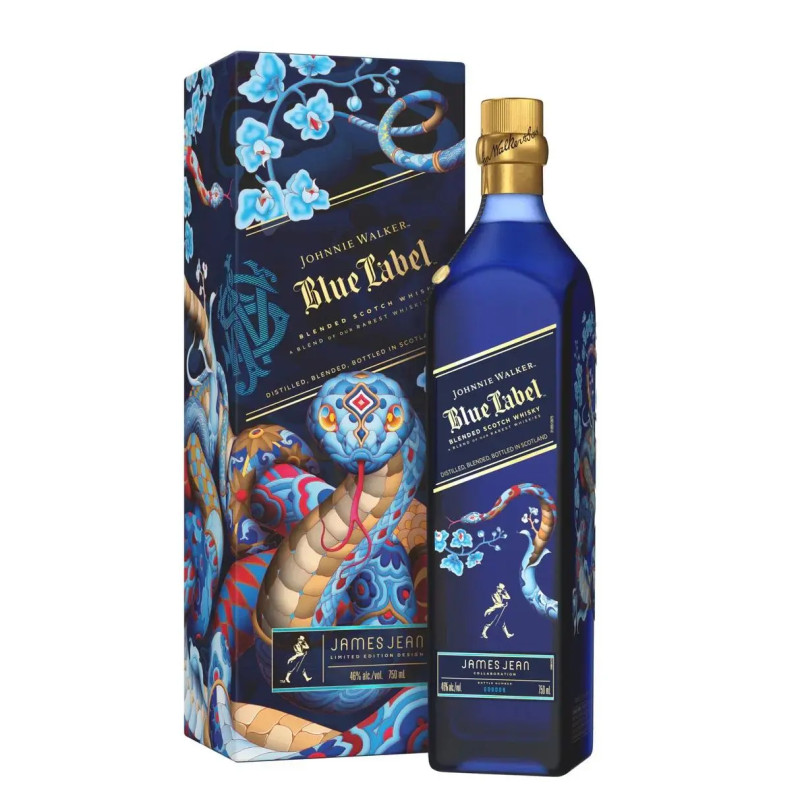 Johnnie Walker Blue Label Year Of The Snake X James Jean Whiskey 750ml