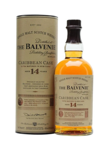 The Balvenie Caribbean Cask 14 Year Old Single Malt Scotch Whisky 700ml