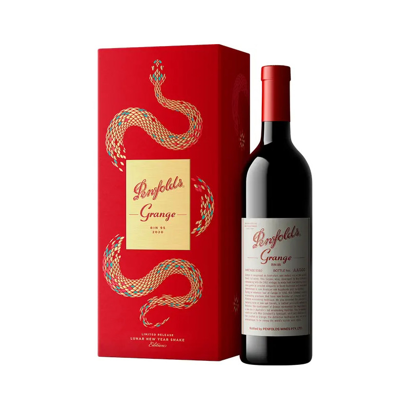 Penfolds Bin 95 Grange 2020 - Lunar New Year of the Snake 750ml Gift Box