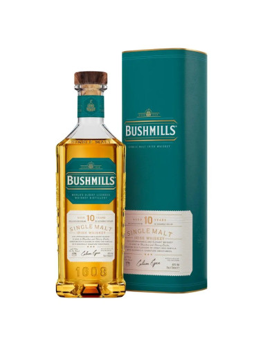 Bushmills 10 Year Old Irish Whiskey 700mL Bottle