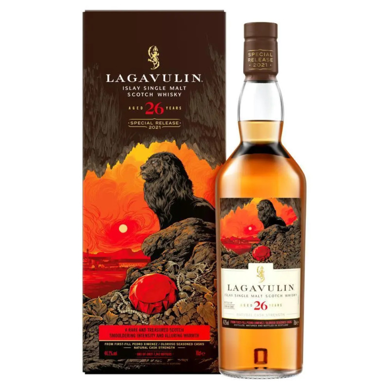 Lagavulin 26 Year Old The Lions Jewel Special Release Single Malt Scotch Whisky 700mL Bottle