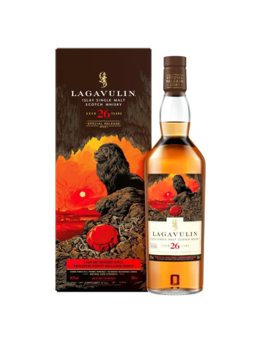 Lagavulin 26 Year Old The Lions Jewel Special Release Single Malt Scotch Whisky 700mL Bottle