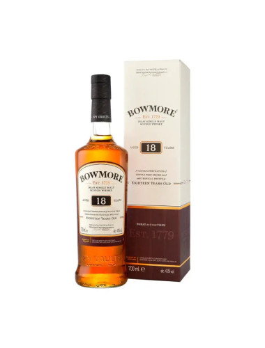 Bowmore Islay Single Malt Scotch Whisky 18 Year Old 700mL