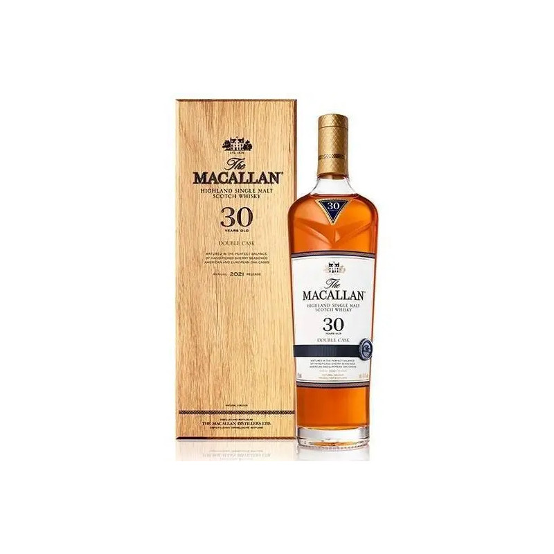 The Macallan Double Cask 30 Year Old Single Malt Scotch Whisky 700ml 2022 Release