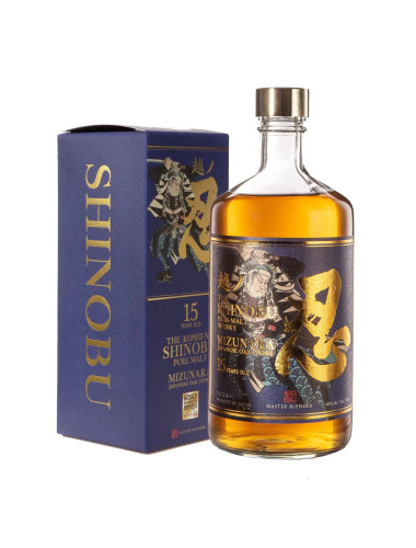 Shinobu Pure Malt 15 Year Old Japanese Whisky 700ml