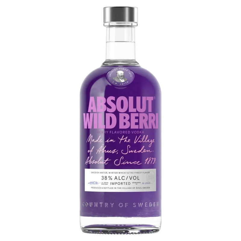 Absolut Wild Berri Vodka 700ml