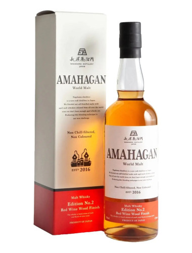 Amahagan World Malt No. 2 Red Wine Wood Finish Whiskey 700ml