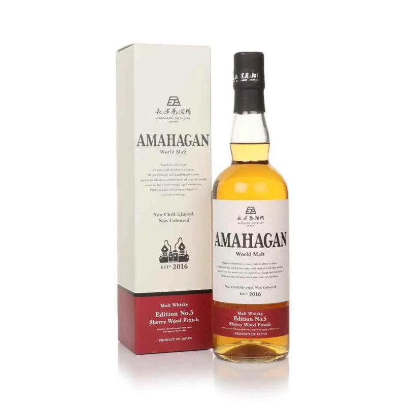 Amahagan World Malt No.5 Sherry Cask Finish Whiskey 700ml