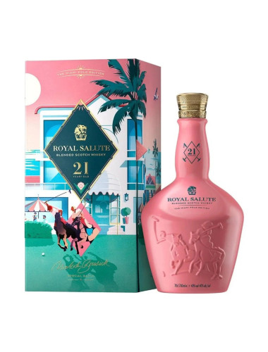 Chivas Royal Salute 21 Year Old Miami Polo Edition Scotch Whiskey 700ml
