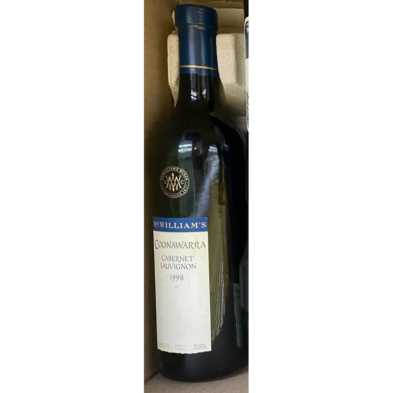 McWilliams Coonawarra Cabernet Sauvignon 1998 750ml