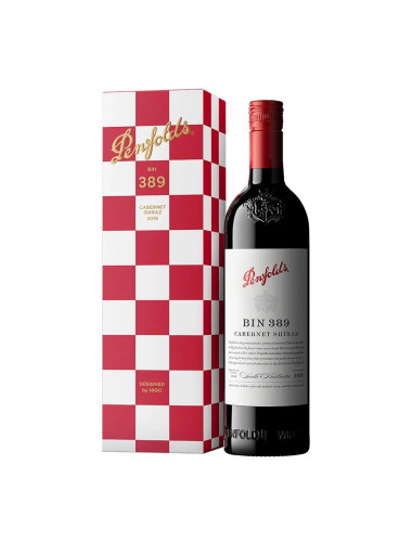 Penfolds Bin 389 Cabernet Shiraz 2019 750ml Checkered Gift Box