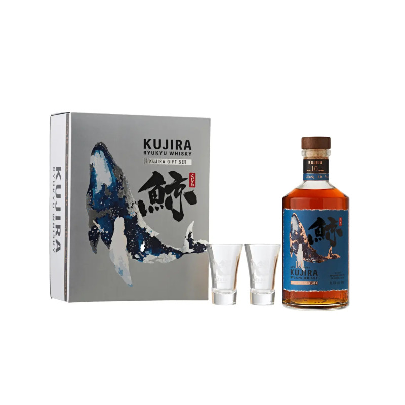 Kujira Ryukyu Whisky 10 Year Old Glass Gift Pack