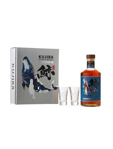 Kujira Ryukyu Whisky 10 Year Old Glass Gift Pack