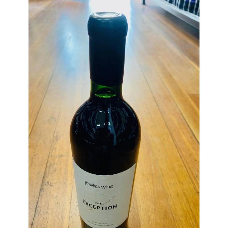Fowles The Exception Shiraz 2004 WAX SEAL