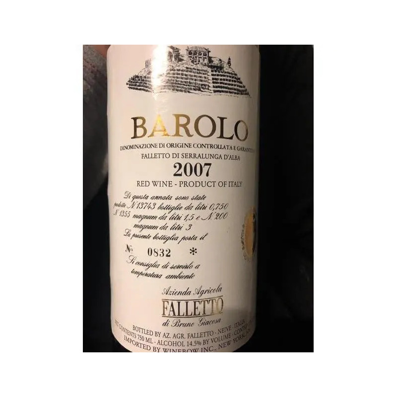 Falletto di Bruno Giacosa Falletto Barolo 2007