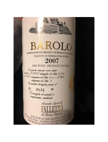 Falletto di Bruno Giacosa Falletto Barolo 2007