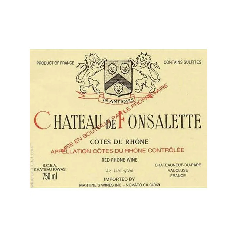 Chateau De Fonsalette 2006