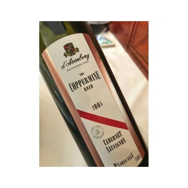 D'arenberg Coppermine Road Cabernet 2005
