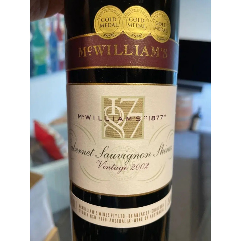 McWILLIAM'S 1877 CAB SHIRAZ 2005