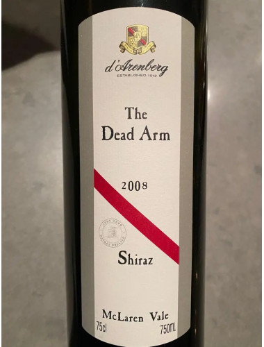 D'arenberg Dead Arm Shiraz 2008