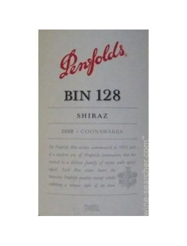 Penfolds Bin 128 Coonawarra Shiraz 2008