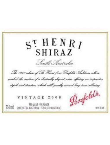 Penfolds St. Henri Shiraz 2008