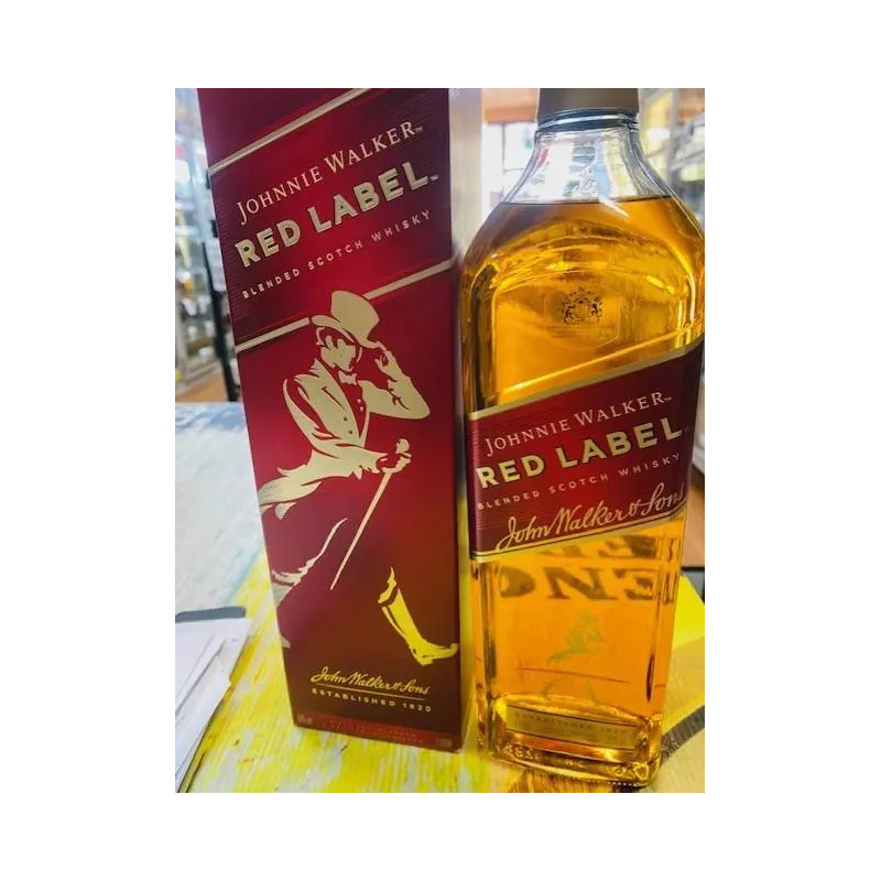 JOHNNIE WALKER RED LABEL 40% 1000ML