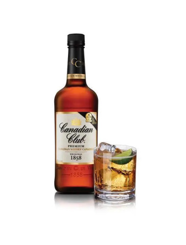 CANADIAN CLUB 40% (NOW COMES IN 37%)IMPORTED BLENDED WHISKY