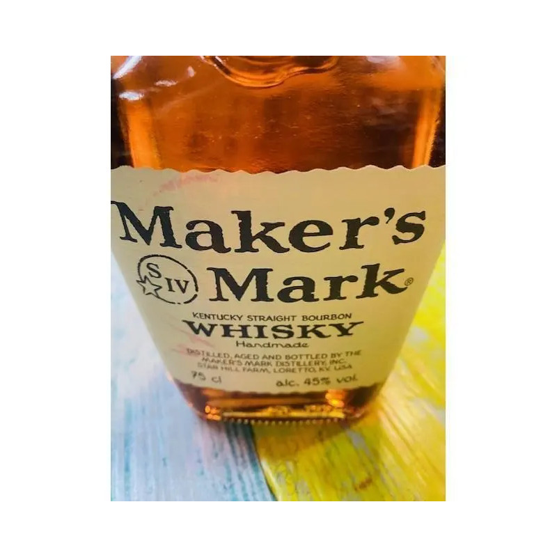 MAKER'S MARK (7% EXTRA )750ML 45% (NOW COMES IN 40%)BOURBON WHISKY